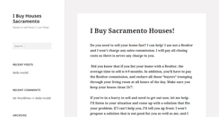 Desktop Screenshot of ibuyhousessacramento.com